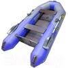 Лодка ПВХ Муссон 2800 СК LIGHT (серый/синий)