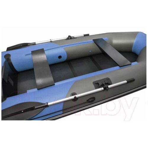 Лодка ПВХ Муссон 3000 С (серый/синий)