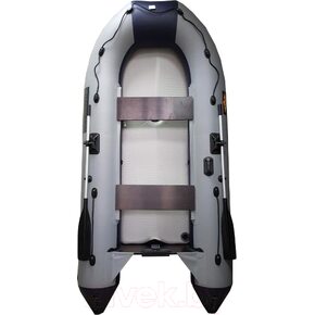 Лодка ПВХ Муссон 3200 Airdeck Киль (серый/синий)