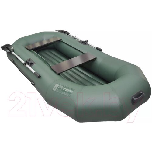 Лодка ПВХ Муссон Н-270 НД (зеленый)