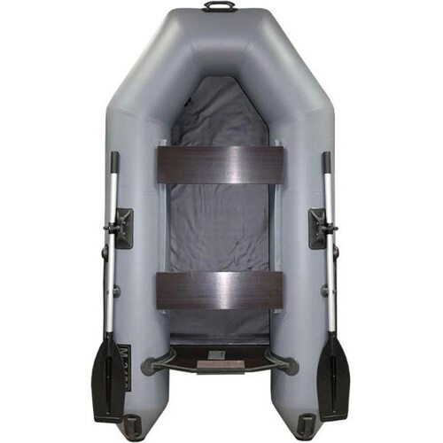 Лодка ПВХ Муссон 2400 (серый, с лодочным мотором Parsun T 5 BMS)