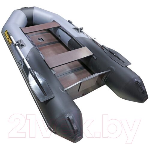 Лодка ПВХ Муссон 2800 СК LIGHT (серый/черный)