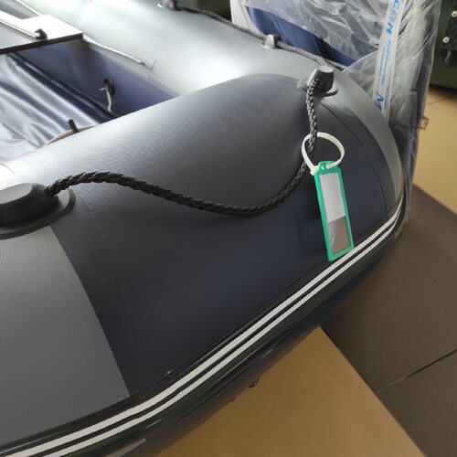 Лодка ПВХ Муссон 3400 СК (серый/синий)