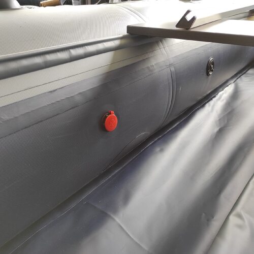 Лодка ПВХ Муссон 3400 СК (серый/синий)