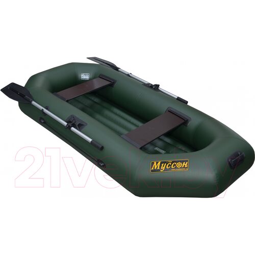 Лодка ПВХ Муссон S-240 НД (зеленый)