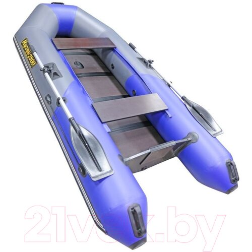Лодка ПВХ Муссон 2800 СК LIGHT (серый/синий)