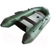 Лодка ПВХ Муссон 3400 Airdeck Киль (зеленый)