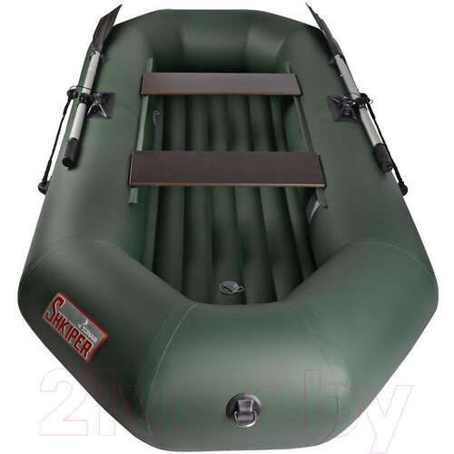 Лодка ПВХ Тонар Шкипер А260 (зеленый)