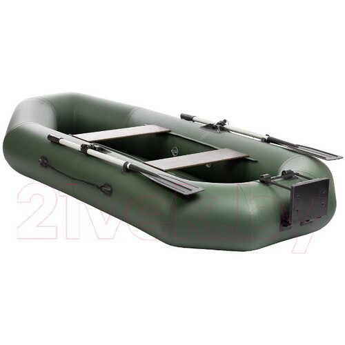 Лодка ПВХ Тонар Шкипер А260НТ (зеленый)