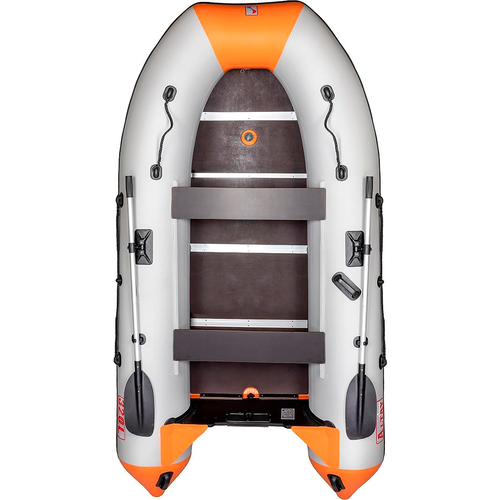 Лодка ПВХ Тонар Алтай 320L (оранжевый/белый)