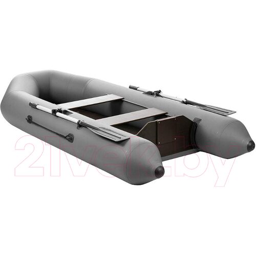 Лодка ПВХ Тонар Капитан 280ТС слань / 6852864 (серый)