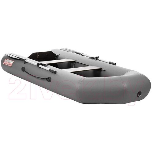 Лодка ПВХ Тонар Капитан 280ТС слань / 6852864 (серый)