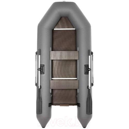 Лодка ПВХ Тонар Капитан 280ТС слань / 6852864 (серый)