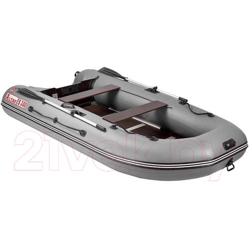 Лодка ПВХ Тонар Алтай S340 R-Line (серый)