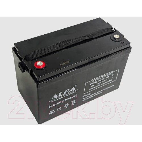 Аккумулятор лодочный ALFA battery SL12-100 (100 А/ч)