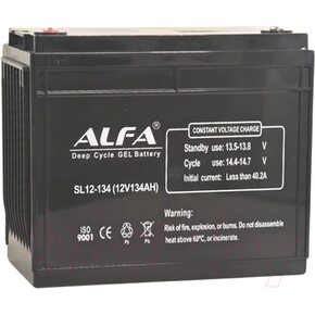 Аккумулятор лодочный ALFA battery SL12-134 (134 А/ч)