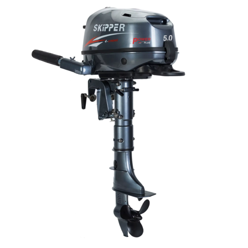 Лодочный мотор Шкипер 5.0 HP POWER PLUS 4-х тактный + выносной бак