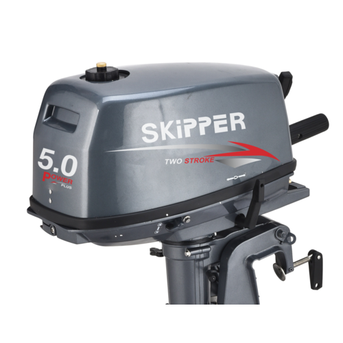 Лодочный мотор Шкипер 5.0 HP POWER PLUS 2-х тактный + бак 12 литров