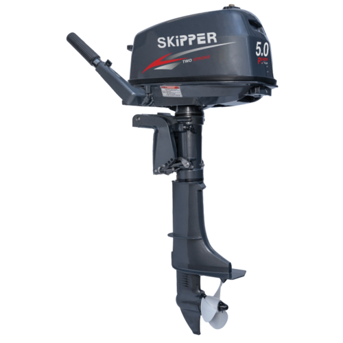 Лодочный мотор Шкипер 5.0 HP POWER PLUS 2-х тактный + бак 12 литров